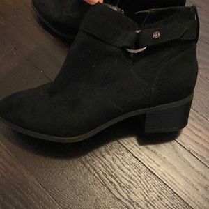 short black booties